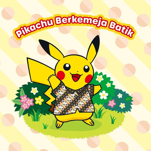 Pokémon - Indonesian Pikachu “Berkemeja Batik” Promo