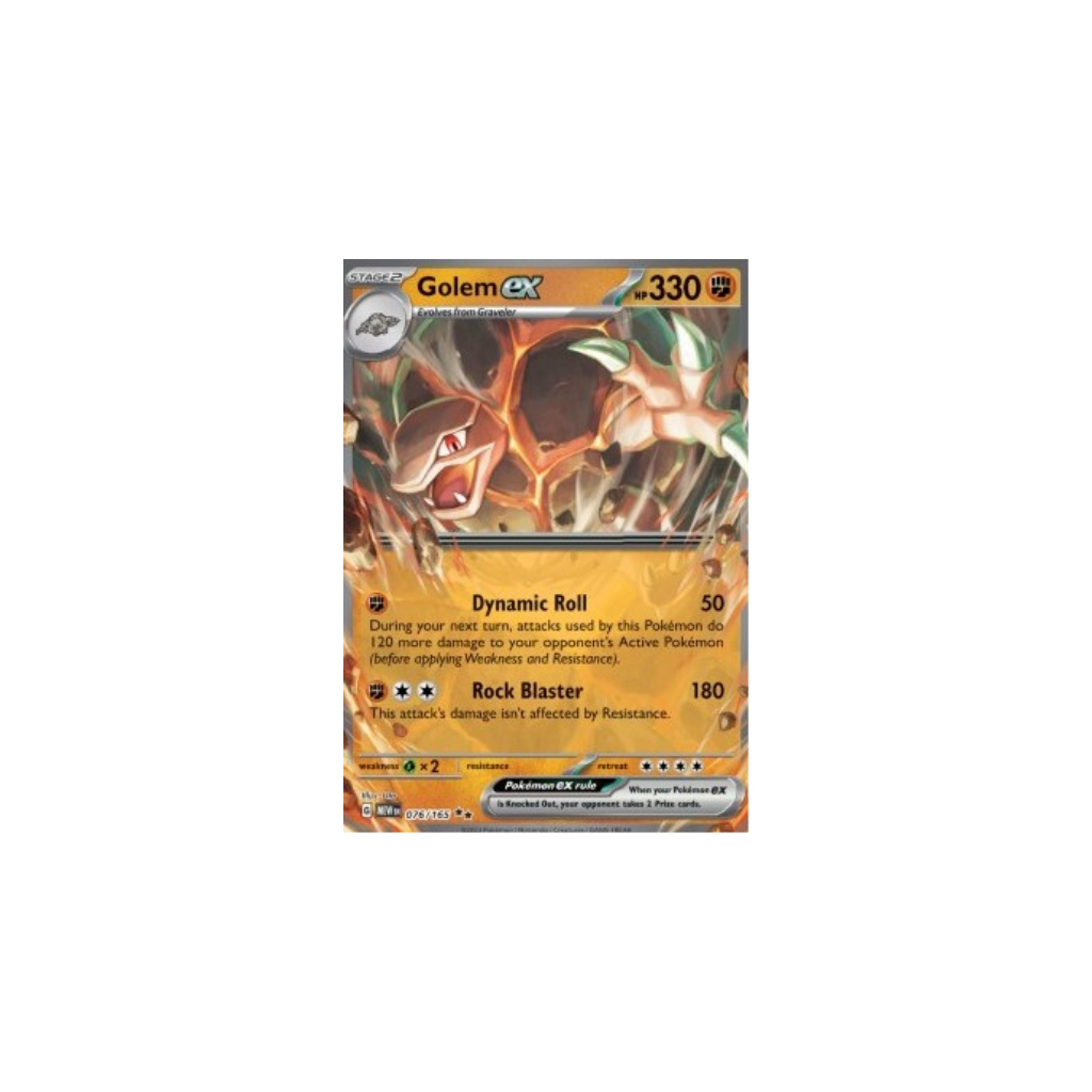 Pokemon - SV151 - Golem ex (MEW 076)