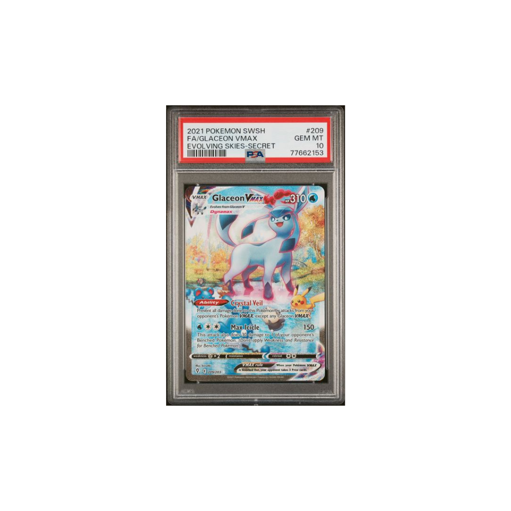 Pokemon - Evolving Skies - Glaceon VMAX - PSA 10
