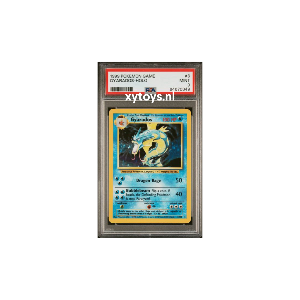 Pokemon - Gyarados - Base Set (BS-6)- PSA 9