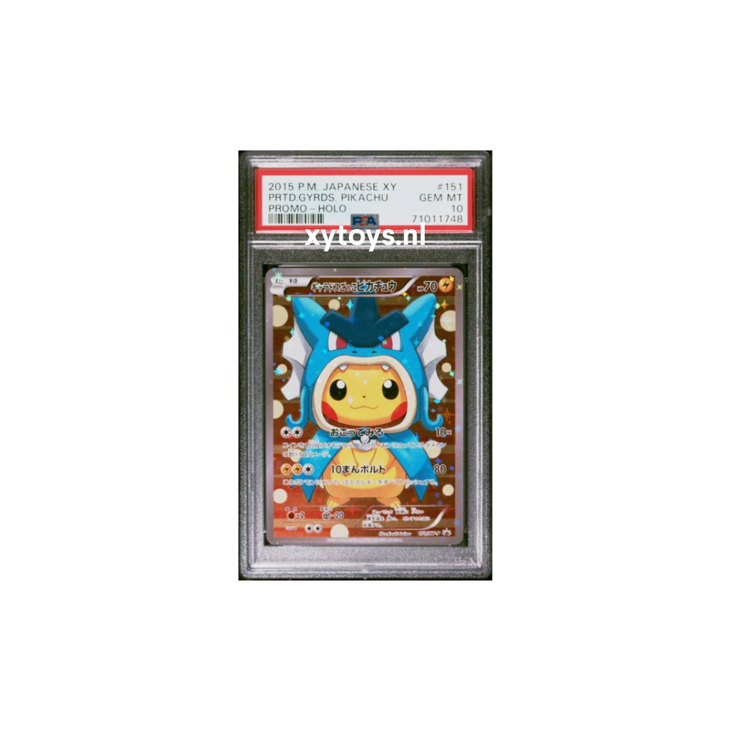 Pokemon - Pikachu Gyarados Poncho (XY-P 151) - PSA 10