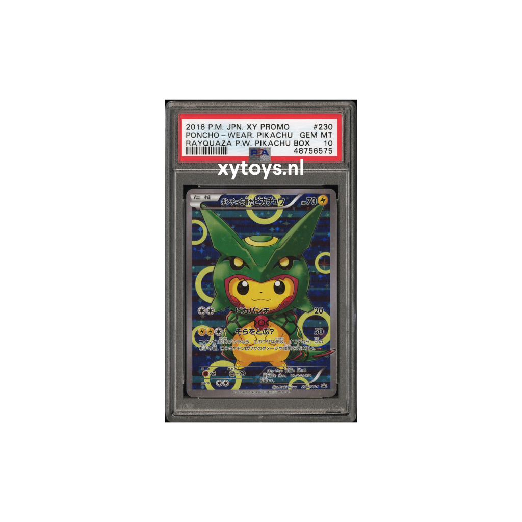 Pokemon - Pikachu Rayquaza Poncho (XY-P 231) - PSA 10