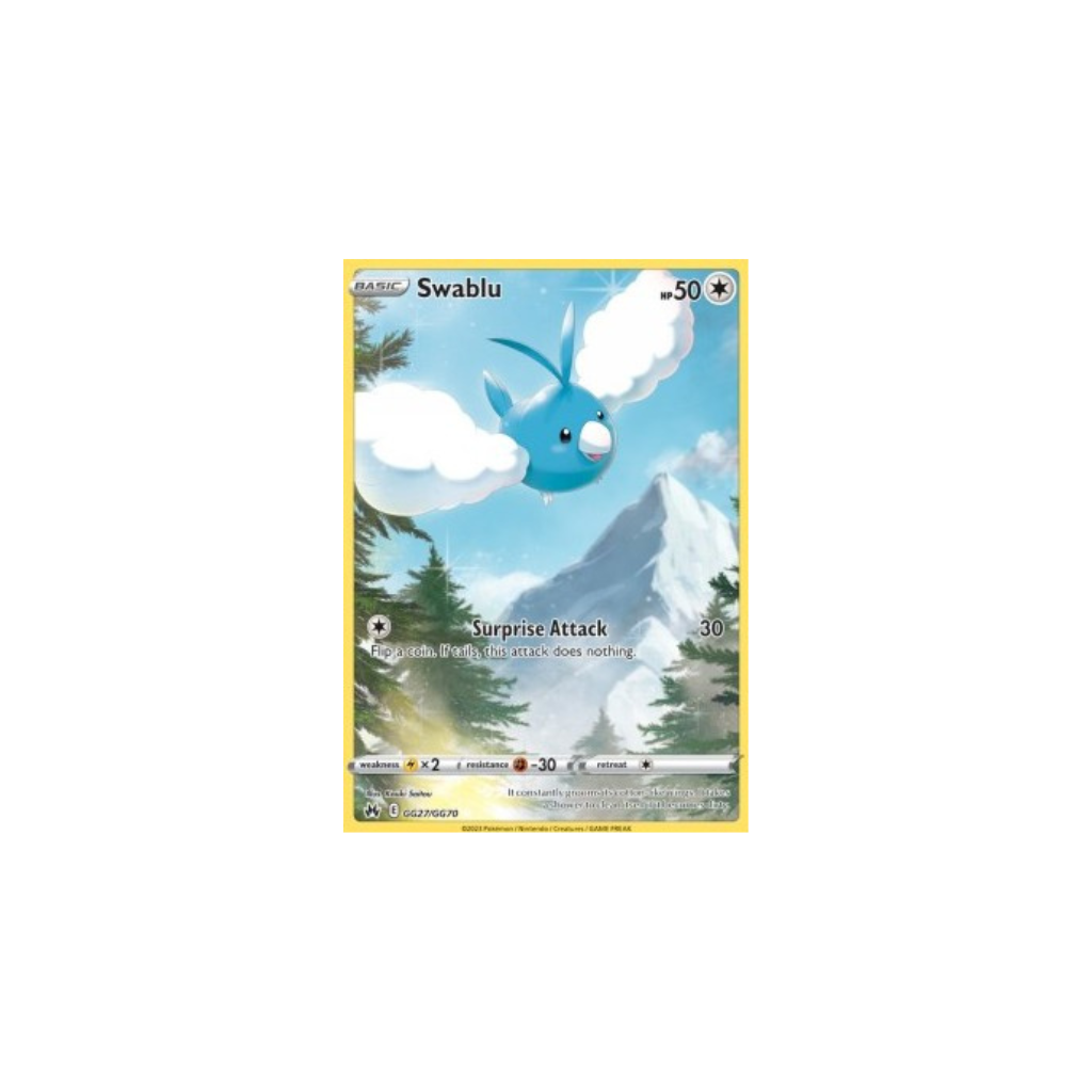 Pokemon - Crown Zenith - Swablu (GG27)