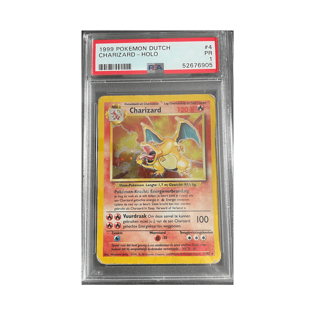 Pokemon - Base set - Charizard (NL) - PSA 1