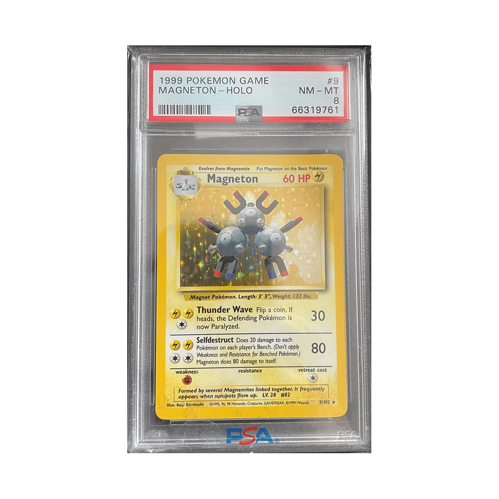 Pokemon - Base set - Magneton - PSA 8