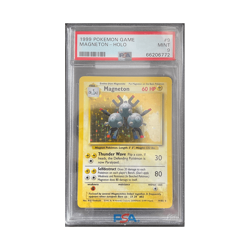 Pokemon - Base set - Magneton - PSA 9