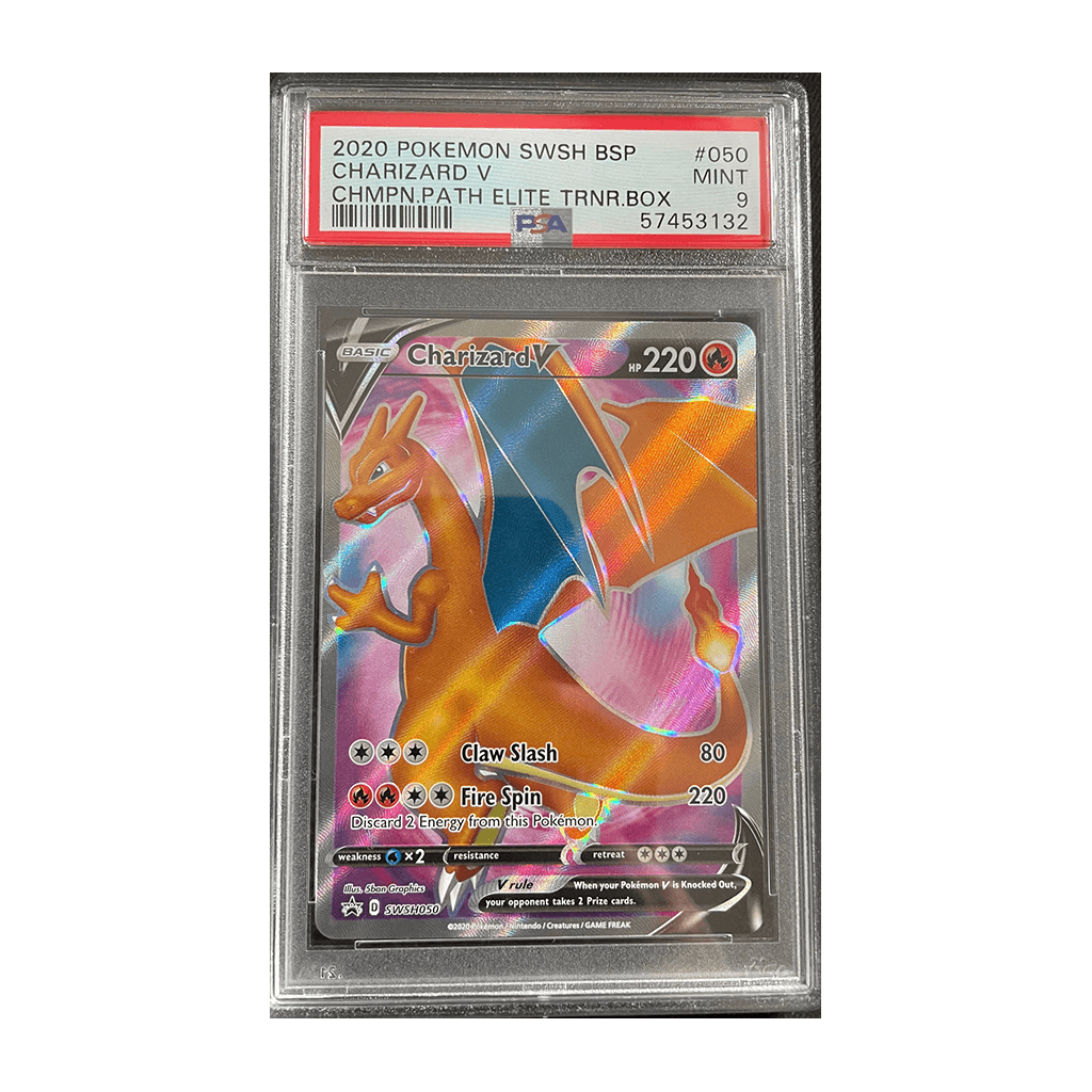 Pokemon - Champions Path - Charizard V - PSA 9