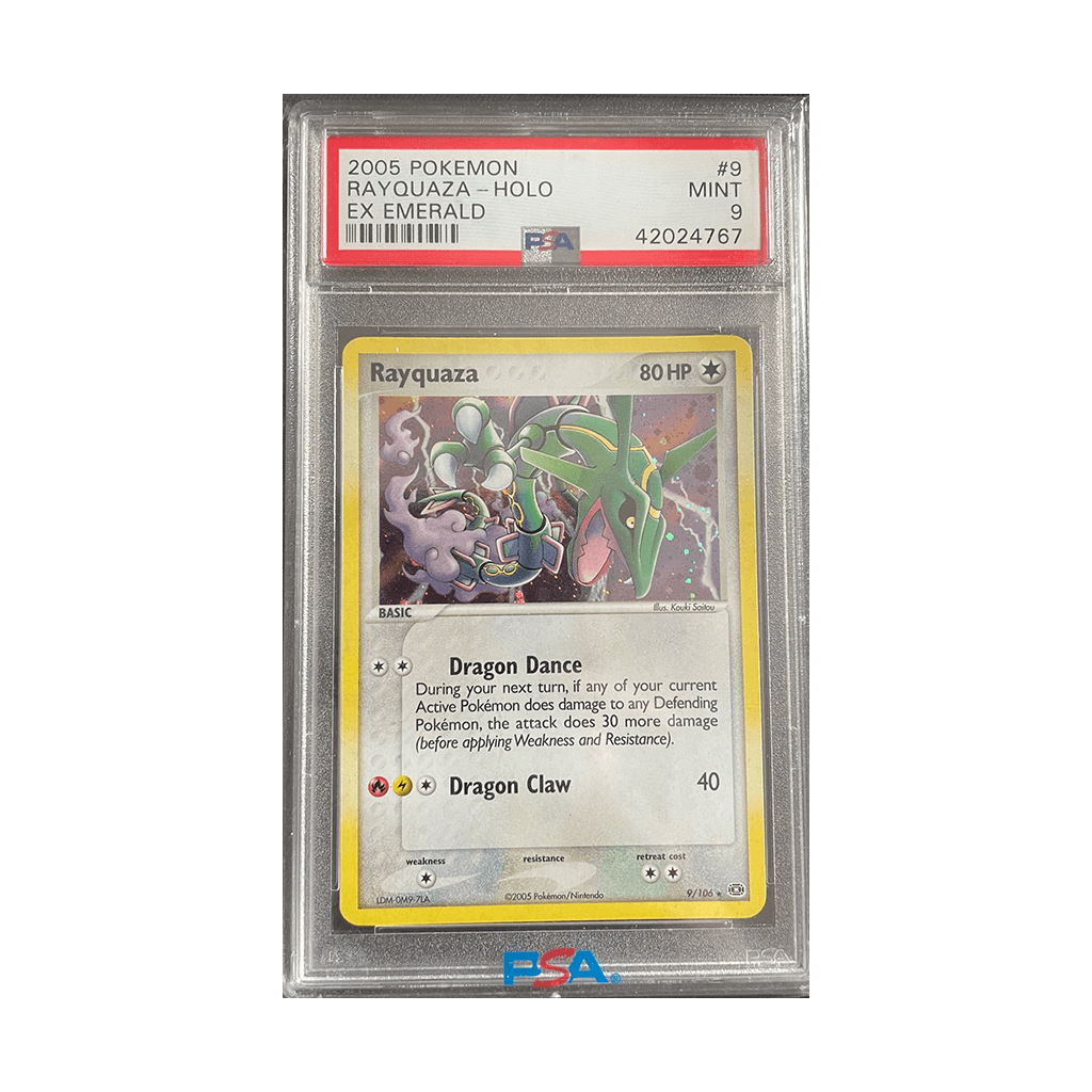 Pokemon - EX Emerald - Rayquaza - PSA 9