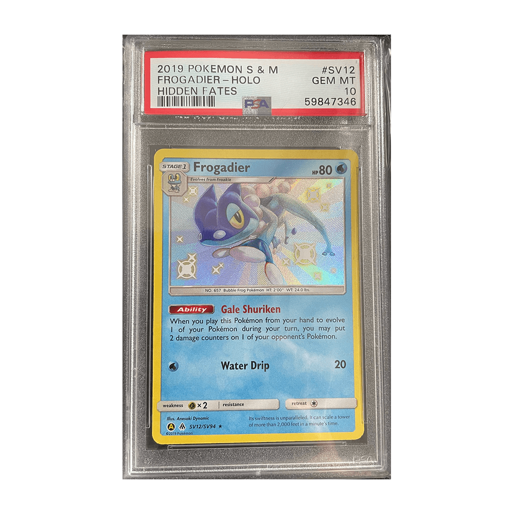 Pokemon - Hidden Fates - Frogadier - PSA 10