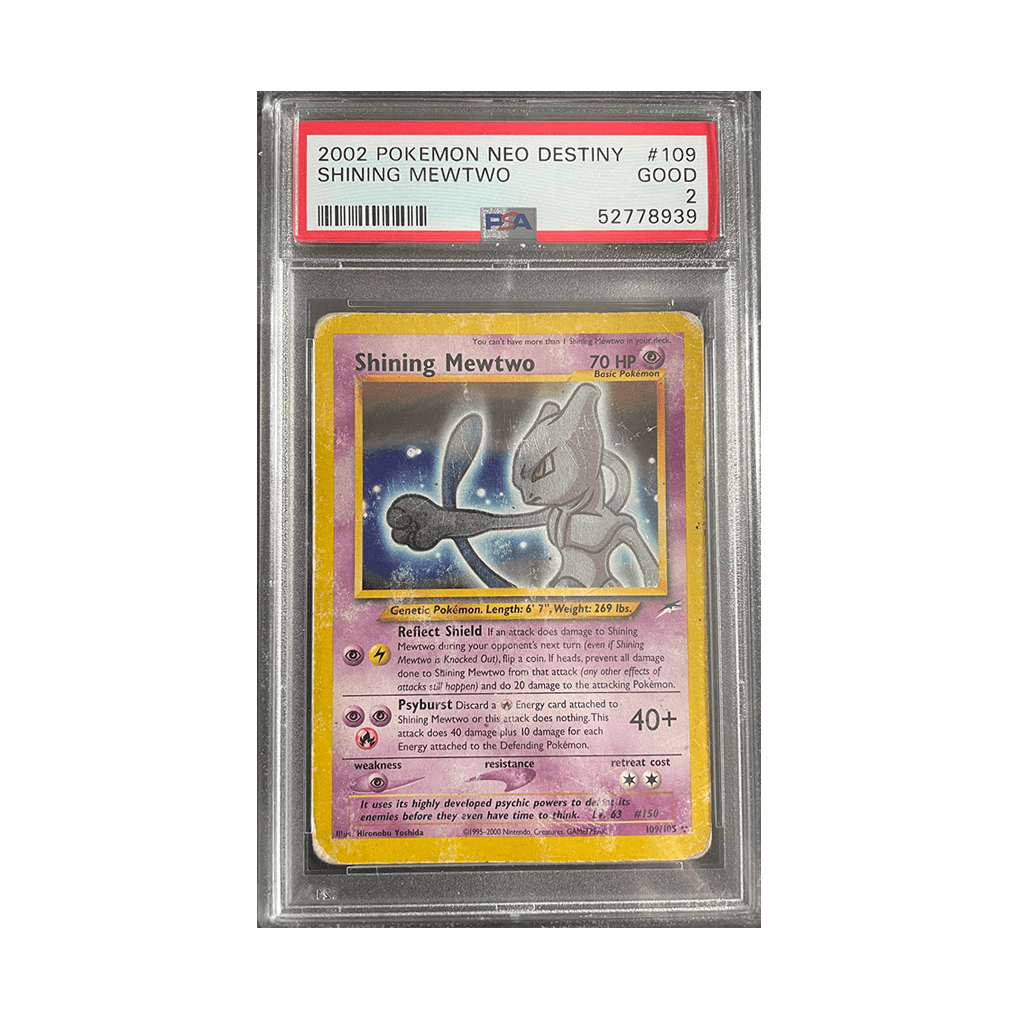Pokemon - Neo Destiny - Shining Mewtwo - PSA 2