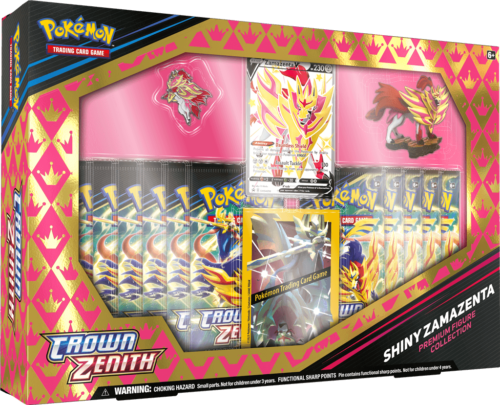 Shiny Zamazenta Premium Figure Collection box