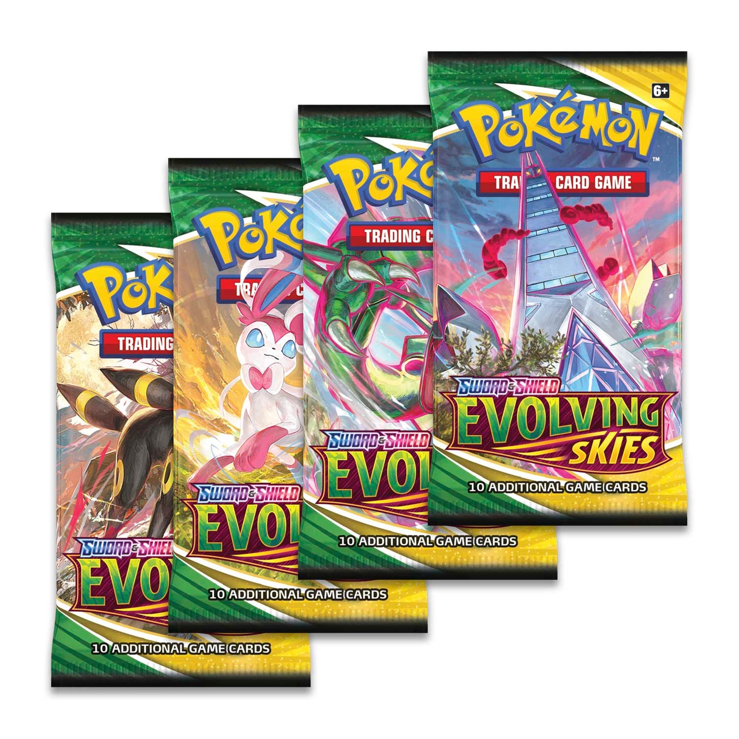 Pokemon - Evolving Skies - Booster pack art set