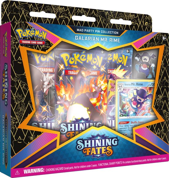 Pokémon: Shining Fates - Galarian Mr.Rime - Mad Party Pin Box