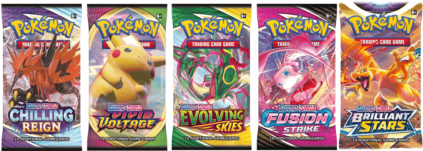Pokémon: Sword And Shield Booster Pack Art Set Bundel