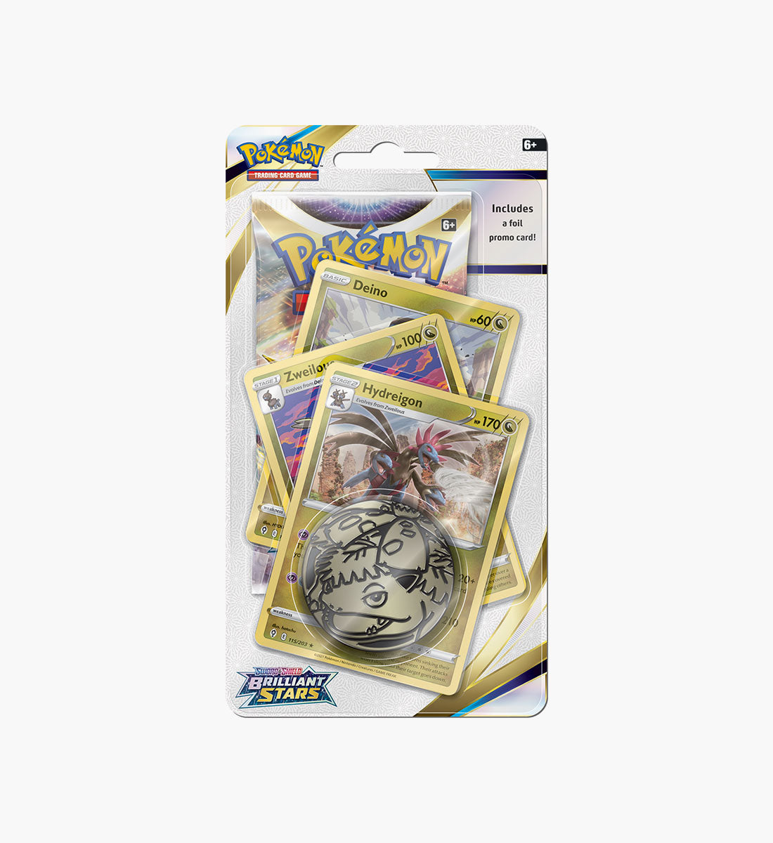 Pokemon Brilliant Stars Premium Checklane - Hydreigon