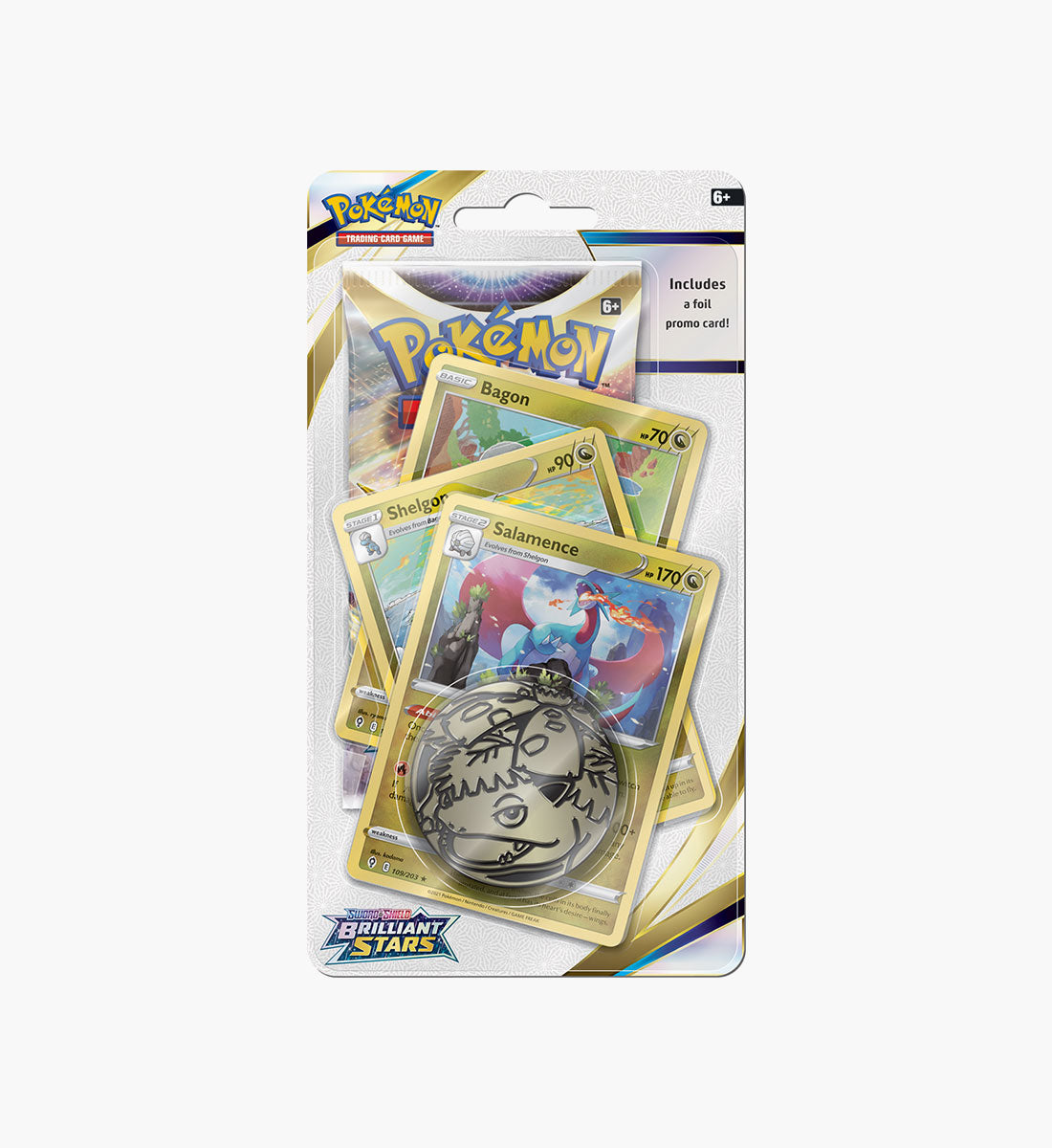 Pokemon Brilliant Stars Premium Checklane - Salamence