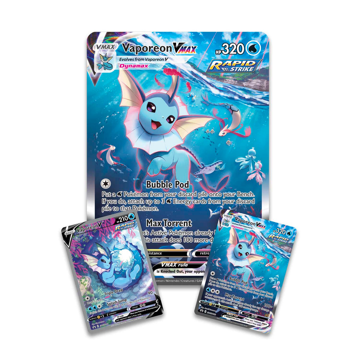 Pokémon: Vaporeon VMAX Premium Collection (USA)