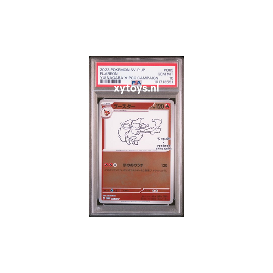 Pokemon - Flareon - Yu Nagaba (065/SV-P) - PSA 10