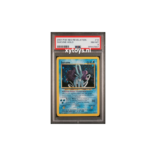 Pokemon - Suicune Holo - Neo Revelation (NR14) - PSA 8