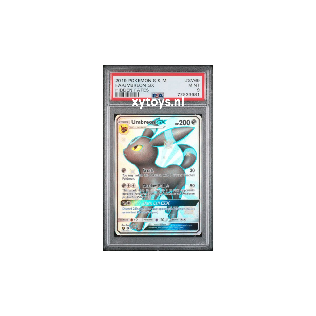 Pokemon - Umbreon GX - Hidden Fates (SV-69) - PSA 9