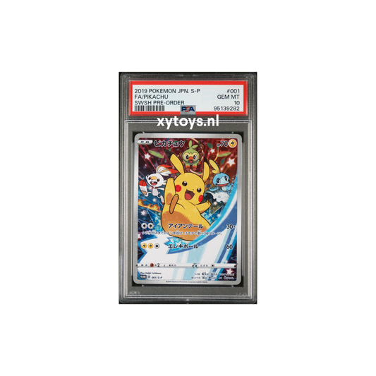 Pokemon - Pikachu Pre-Order Promo (001/S-P) - PSA 10