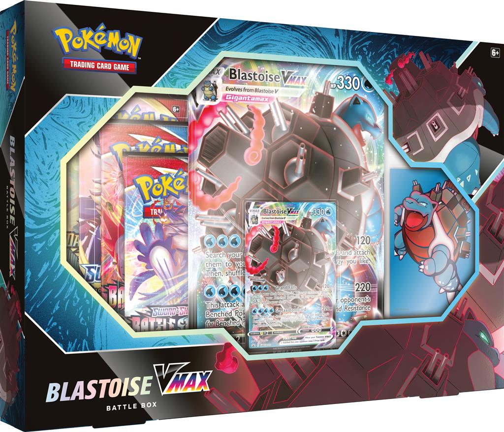 Pokémon Blastoise VMAX Battle Box