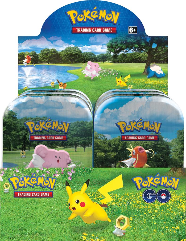 Pokémon GO - Mini Tin Display - 10 stuks