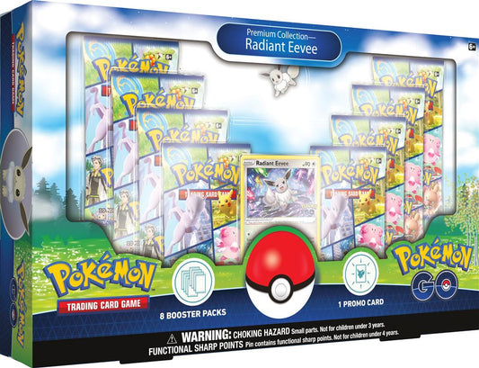 Pokemon Go Premium Collection Box Radiant Eevee - left view