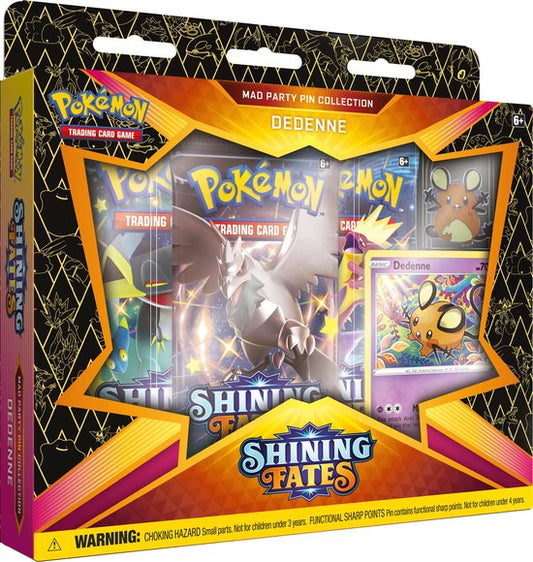 Pokémon: Shining Fates - Dedenne - Mad Party Pin Box